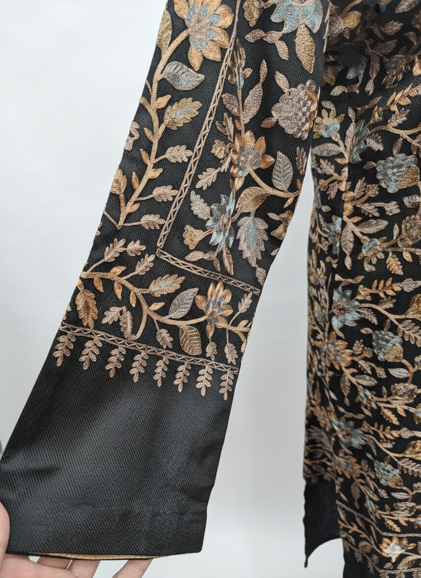 Pashmina embroidery cord set