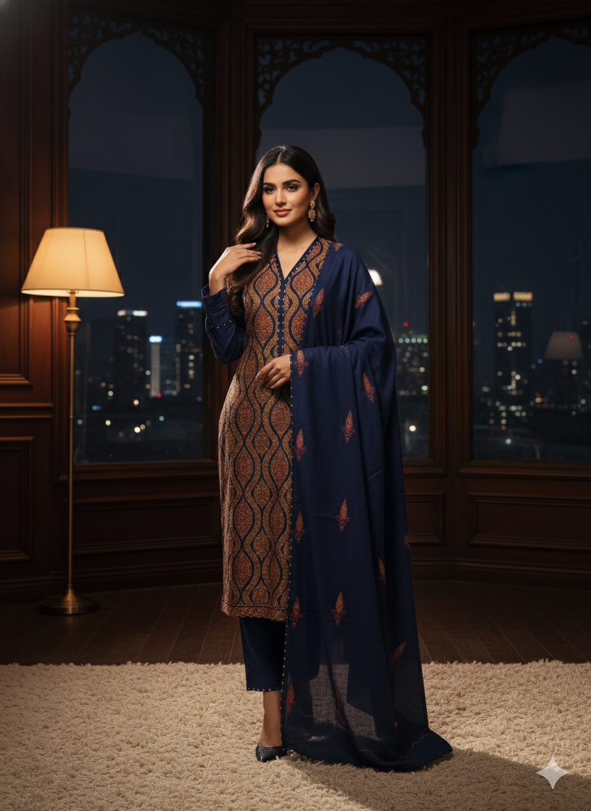 Sami pure pashmina suit