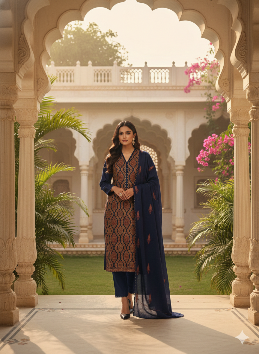 Sami pure pashmina suit