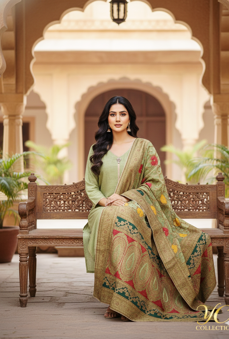 Silk partywear dress