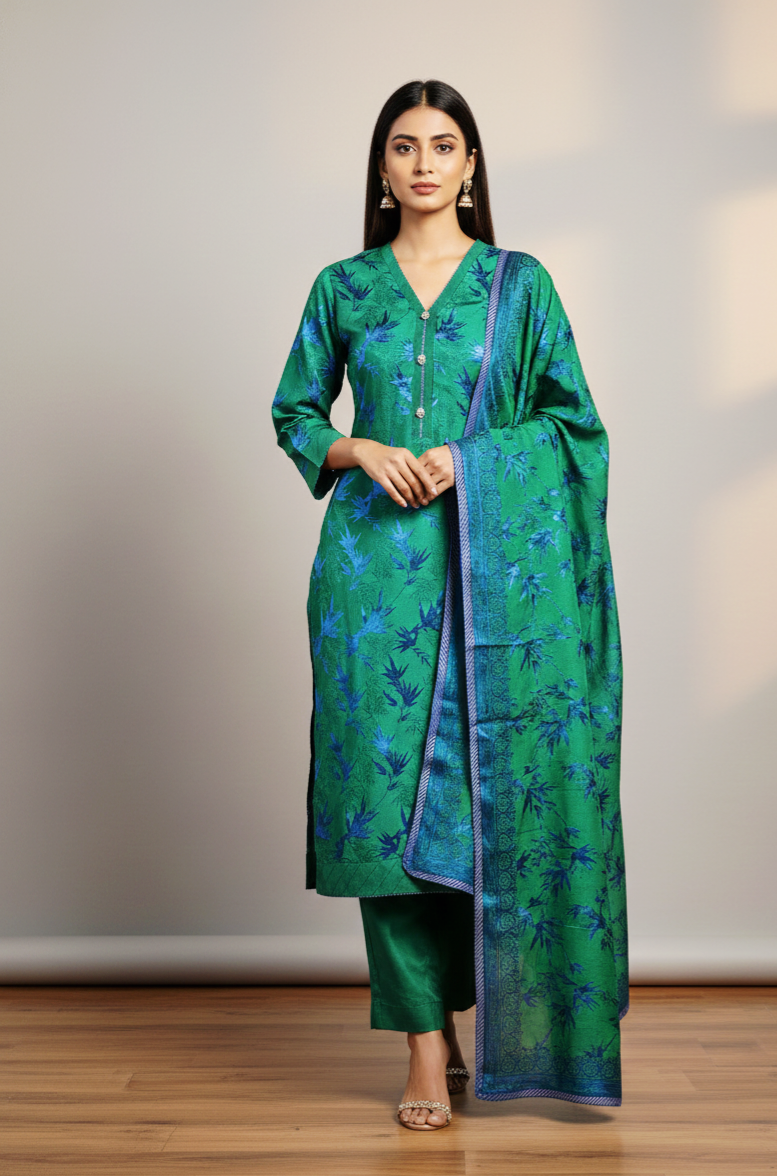 Pure china pati silk dress