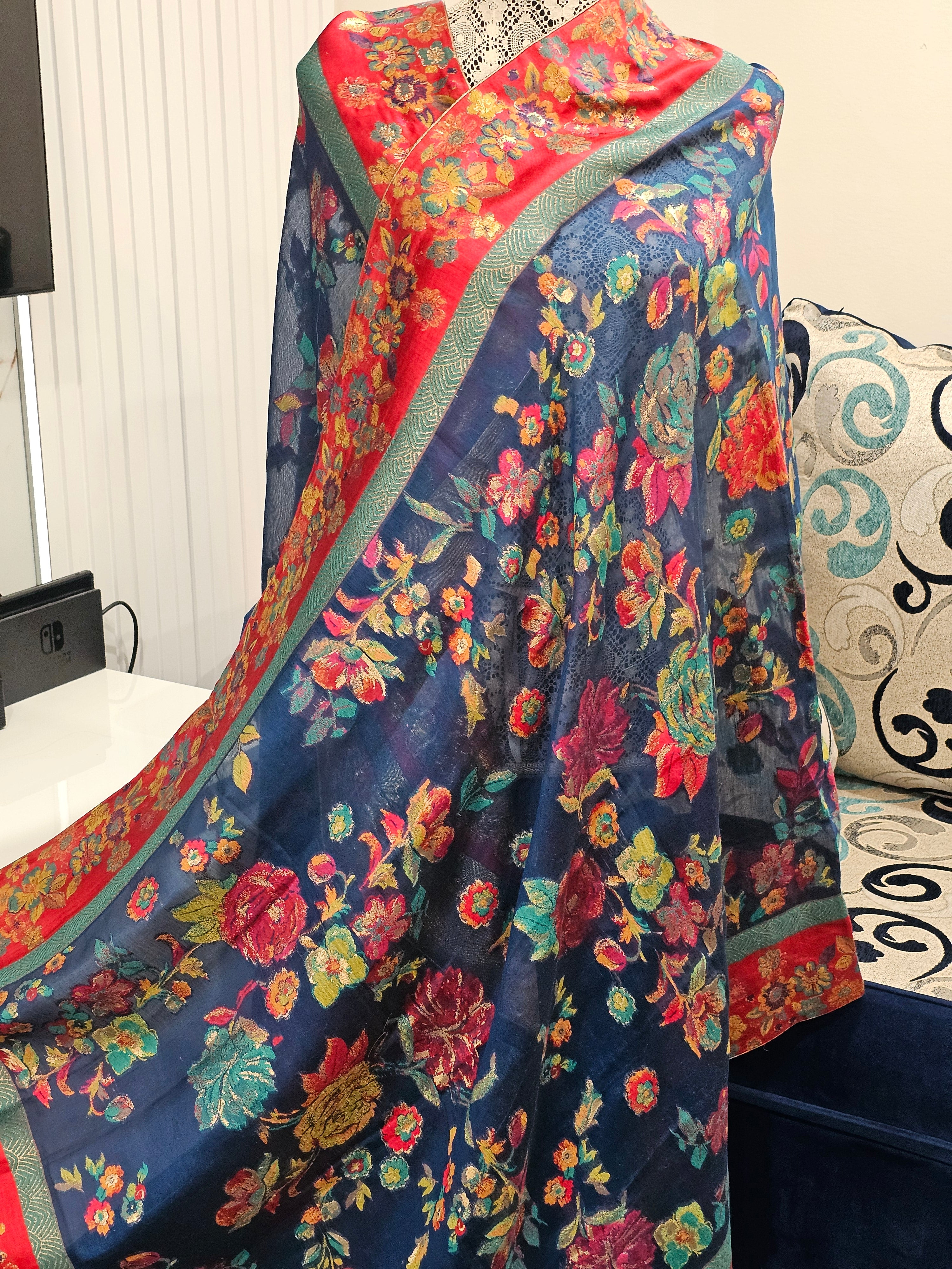 Pure kani silk dupatta