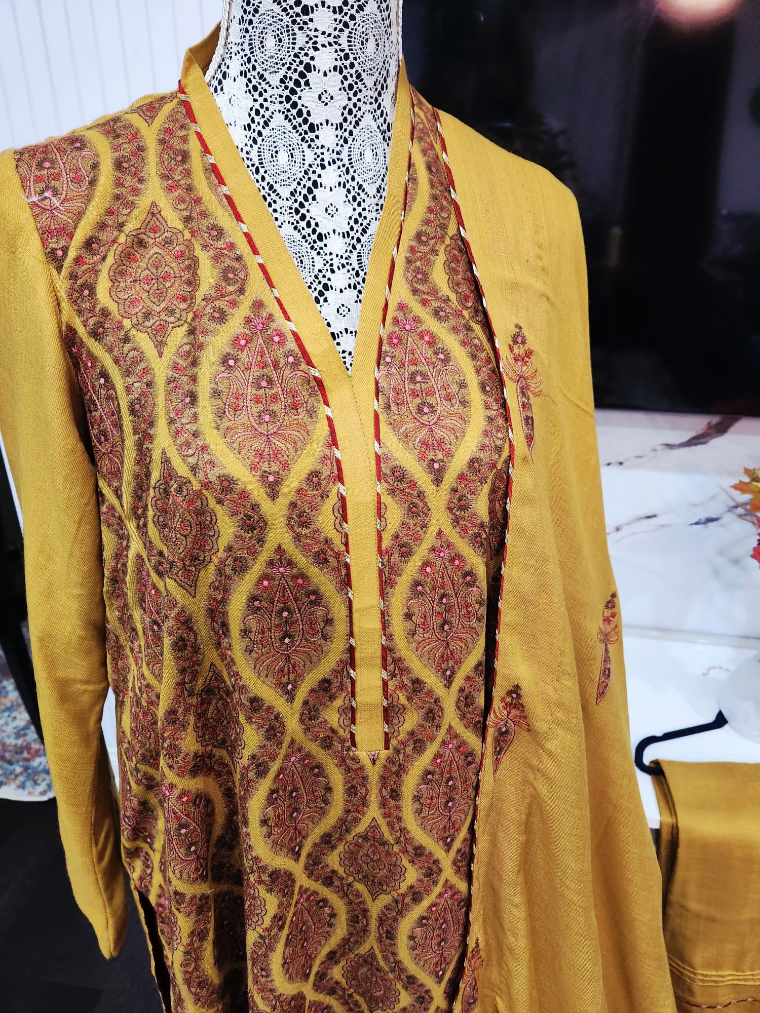 Sami pure pashmina embroidery suit
