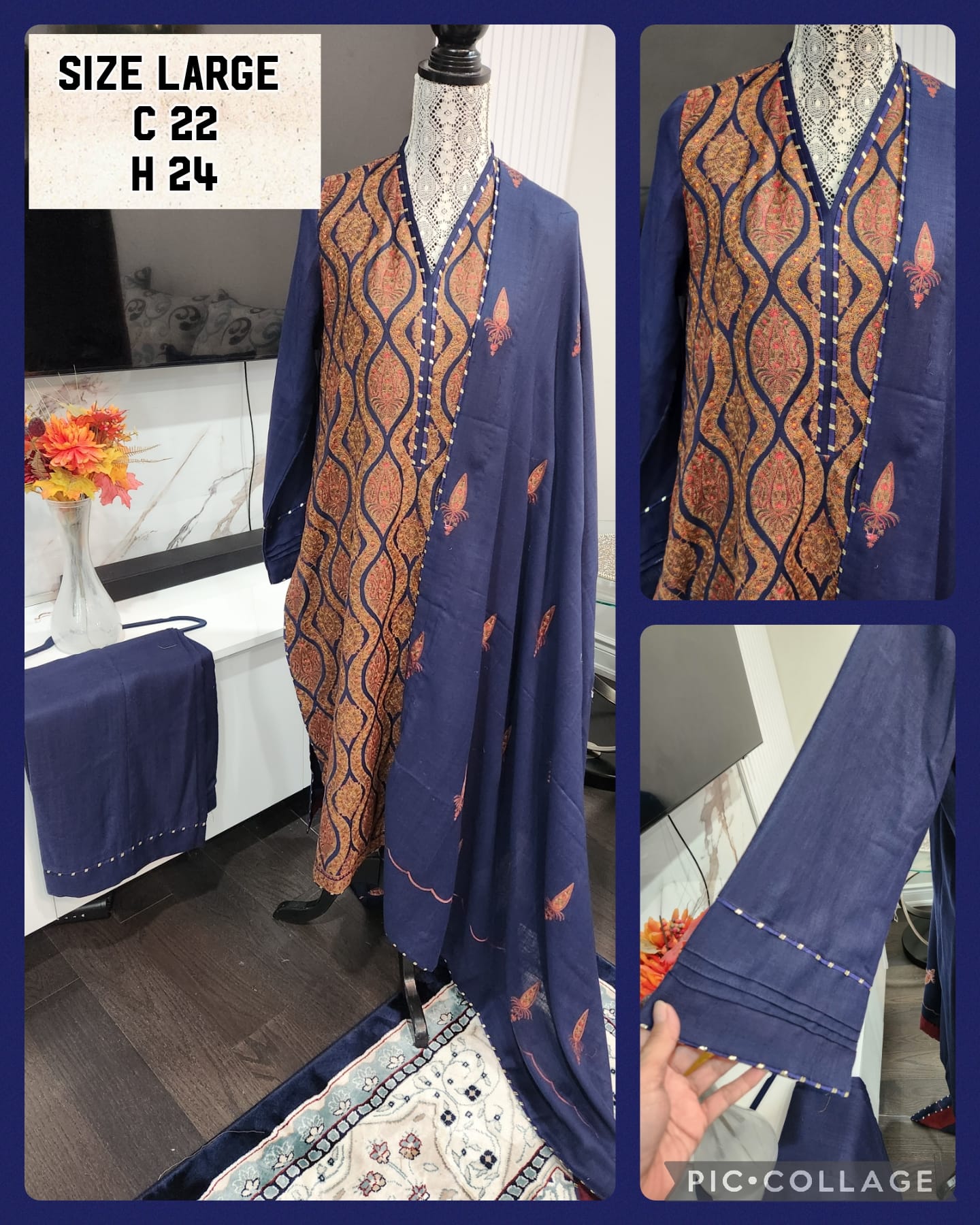 Sami pure pashmina suit